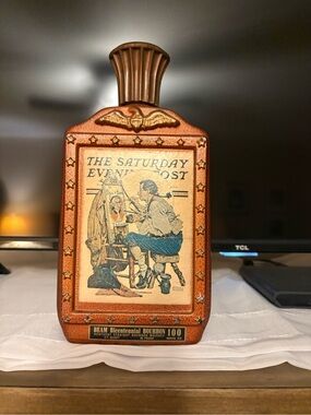 Bicentennial Bourbon Decorative Decanter - Copper Brown